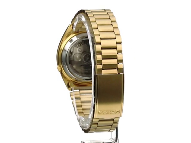 Amazon.com: Seiko Men's SNXL72 Seiko 5 Automatic Gold-Tone